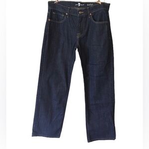 7 For All Mankind Men’s Austyn dark blue Jeans 34 x 29